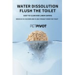 PETPIVOT Premium Tofu Cat Litter - Eco-Friendly, Clumping & Absorbent, Deodorant & Anti-Bacterial, Biodegradable, Flushable (6L)