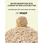 PETPIVOT Premium Tofu Cat Litter - Eco-Friendly, Clumping & Absorbent, Deodorant & Anti-Bacterial, Biodegradable, Flushable (6L)