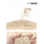 PETPIVOT Premium Tofu Cat Litter - Eco-Friendly, Clumping & Absorbent, Deodorant & Anti-Bacterial, Biodegradable, Flushable (6L)