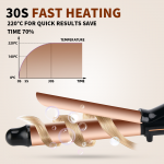 【Bociloy】Electric Hair Curler Tourmaline Ceramic Curling Iron