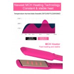 【Bociloy】Hair straightening cream Portable flat curling planchas de pelo electric infrared hair straightener titanium flat iron