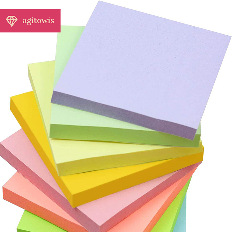 【Agitowis】Colorful Custom Sticky Note Pad Set: Enhance Your Organization and Creativity