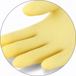 【Xixrom】Nature Rubber Household Gloves for Kitchen size L-40cm suitable for washing, cleaning safe for skin hand