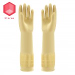 【Xixrom】Nature Rubber Household Gloves for Kitchen size L-40cm suitable for washing, cleaning safe for skin hand