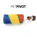 Interactive Cat Tunnel Toy for Indoor Channel Toy Cats With Play Ball Holes Straight  Foldable Pet Cat Tunnel