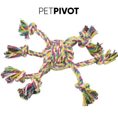 Durable Cotton Rope Crazy Eight Rope Pet Toy