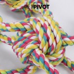 Durable Cotton Rope Crazy Eight Rope Pet Toy