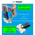 Silent Dog Tag Leather Connector