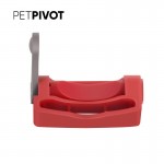 Vacuum Attachment Pet Grooming Device with Built-In Brush Head