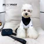 Adjustable pet saliva wipes for dog triangular wipes Schnauzer Fadou bib pet saliva wipes and outdoor sport small wallet Bag With Hook Zipper Pocket