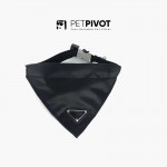 Adjustable pet saliva wipes for dog triangular wipes Schnauzer Fadou bib pet saliva wipes and outdoor sport small wallet Bag With Hook Zipper Pocket